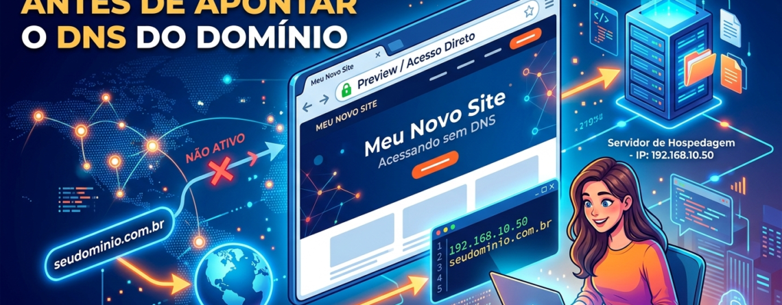 Como acessar o site antes de apontar o DNS do domínio/ StreamHost / STREAMHOST