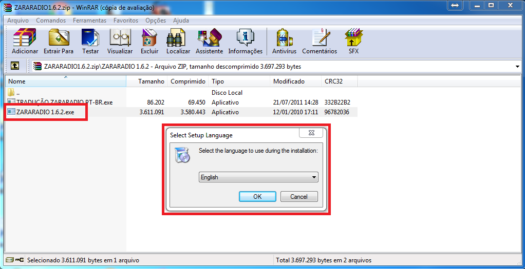 Tutorial para Instalar o ZaraRadio / StreamHost
