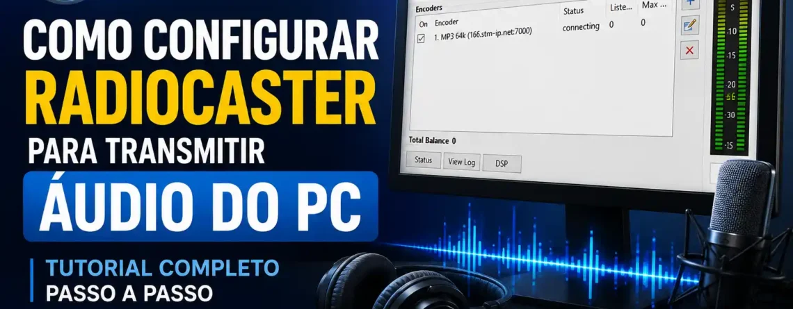 Como configurar o RadioCaster para transmitir áudio do PC / StreamHost