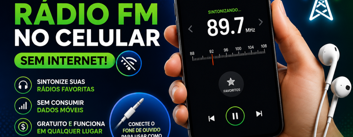 Como sintonizar rádio FM pelo celular / StreamHost