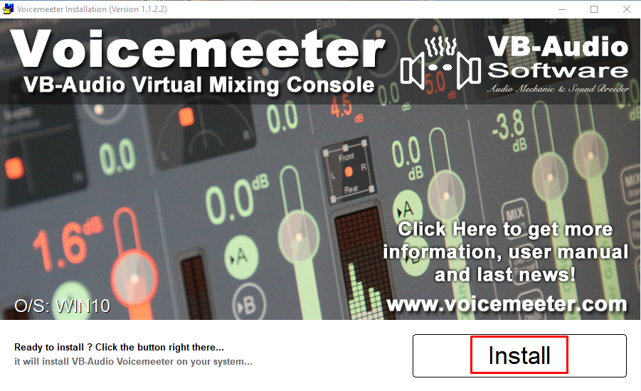 Como instalar o Voicemeeter / STREAMHOST